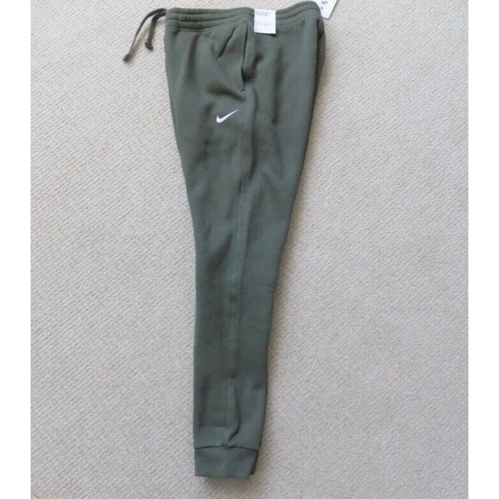 NWT Nike Club Fleece Training Joggers Size Larg Mens Green Sweatpants 826431-380 - Picture 5 of 6